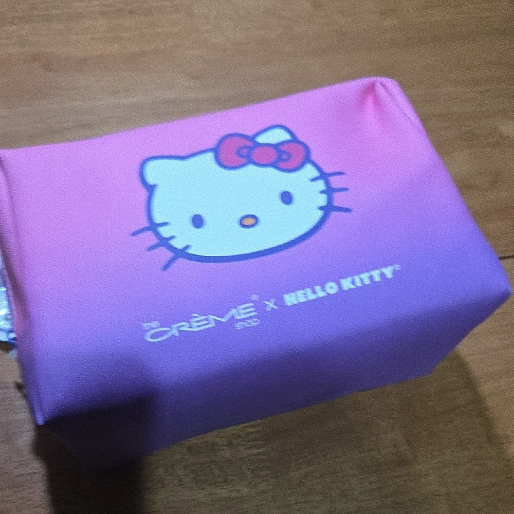 Hello Kitty Pink and Purple Cosmetic Bag‎